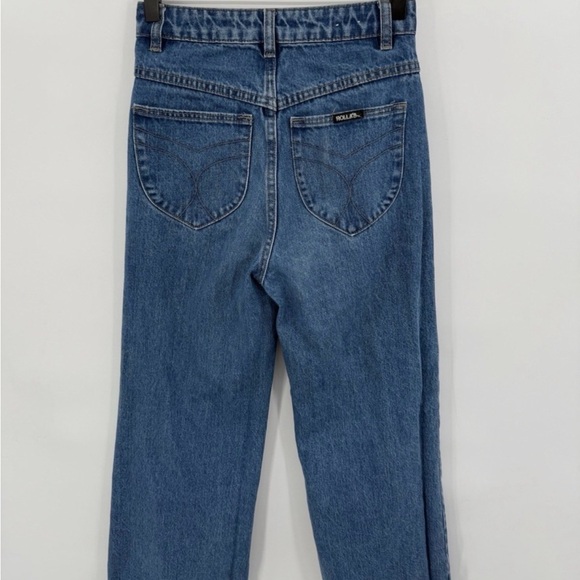 ROLLA'S Classic Blue Flare Jeans - Picture 3 of 8